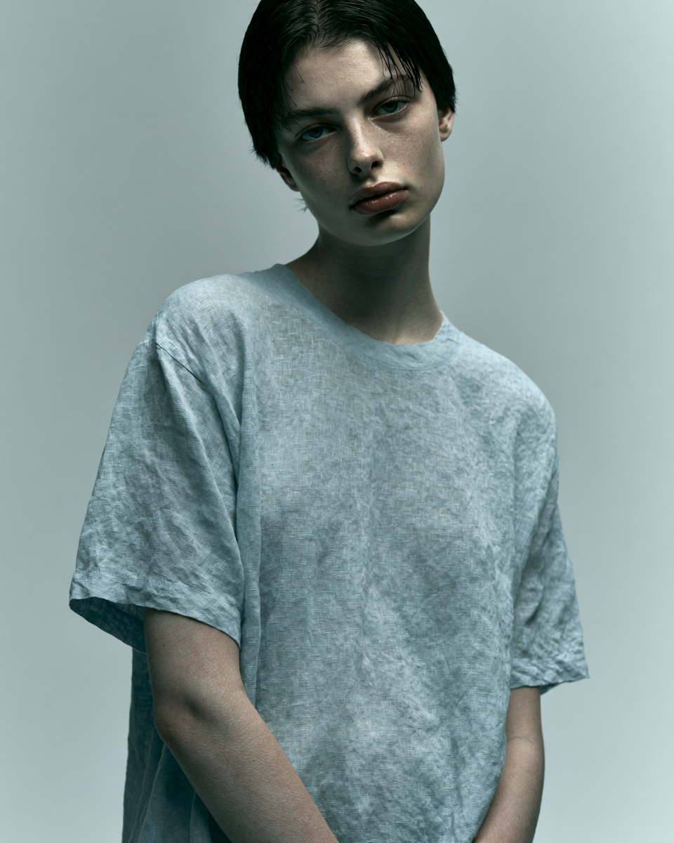 T SHIRT IN LINO
